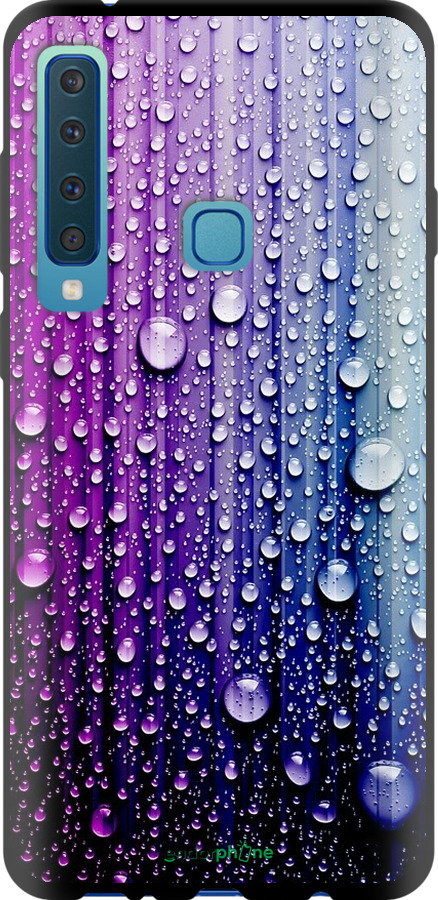 

TPU чорний чохол "Краплини води" для Samsung Galaxy A9 (2018), Синій