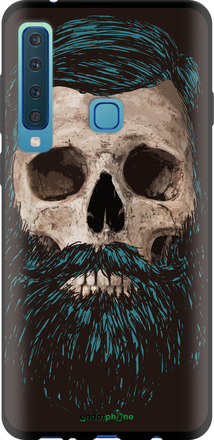 TPU чехол Череп с бородой для Samsung Galaxy A9 (2018) - 4102b-1503 изображение 