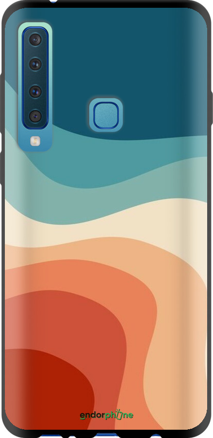 TPU чехол В стиле ретро с волнами для Samsung Galaxy A9 (2018) - 6531b-1503 изображение 