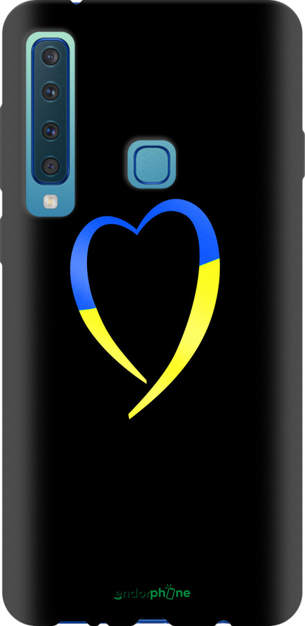 TPU чехол Жовто-блакитне серце для Samsung Galaxy A9 (2018) - 885b-1503 изображение 