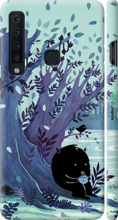 3D пластиковый матовый чехол Арт принт Тихое место чая для Samsung Galaxy A9 (2018) - 6544m-1503 изображение 