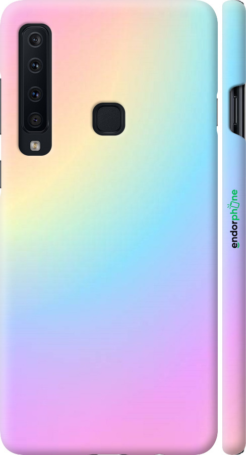 

3D пластиковий матовий чохол "Веселка 2" для Samsung Galaxy A9 (2018), Рожевий