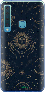 2D пластиковий чехол Celestial Harmony: Sun & Moon Gold Mystic Pattern для Samsung Galaxy A9 (2018) - 6778t-1503 изображение 
