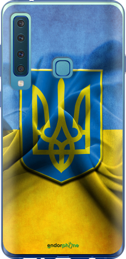 

Силіконовий чохол "Прапор та герб України" для Samsung Galaxy A9 (2018), Блакитний