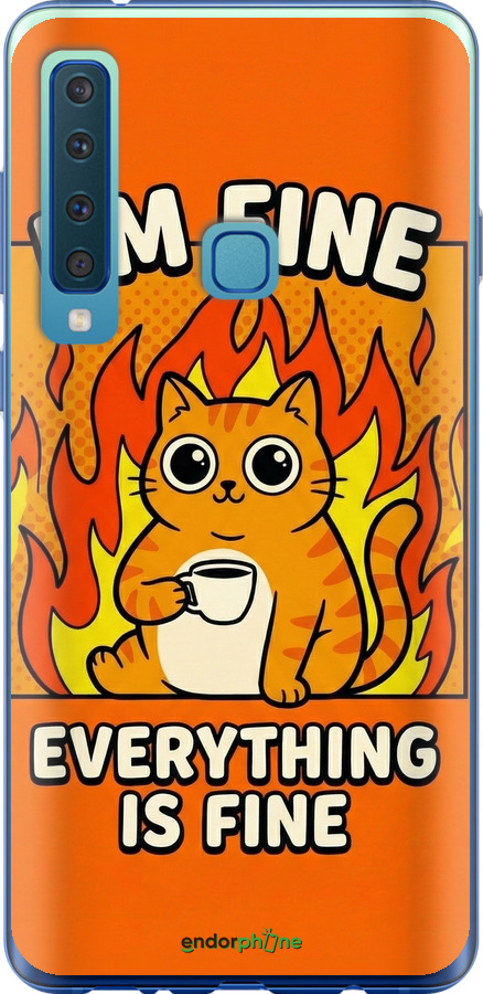 2D пластиковий чехол Funny Cat для Samsung Galaxy A9 (2018) - 6786t-1503 изображение 