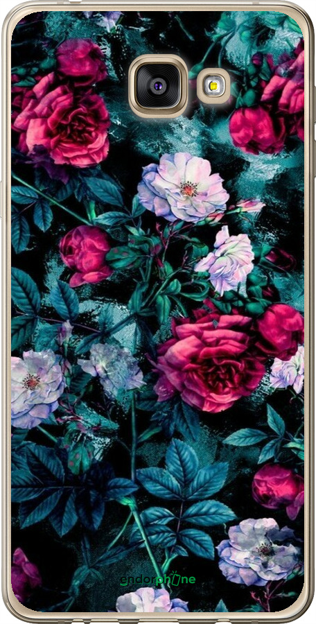 Силиконовый чехол Сад и розы для Samsung Galaxy A9 A9000 - 6483u-107 изображение 