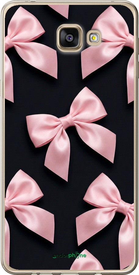 Силиконовый чехол Coquette Ribbons Dark Coquette для Samsung Galaxy A9 A9000 - 6767u-107 изображение 