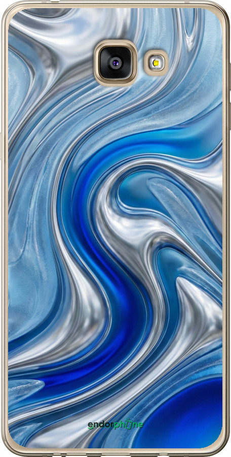 Силиконовый чехол Liquid Chrome для Samsung Galaxy A9 Pro - 6781u-724 изображение 