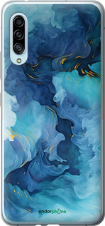 Силиконовый чехол Акварель для Samsung Galaxy A90 5G - 6320u-1800 изображение 