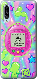 Силиконовый чехол Y2K Aesthetic Retro Pet: Годуй мене кавою для Samsung Galaxy A90 5G - 6784u-1800 изображение 