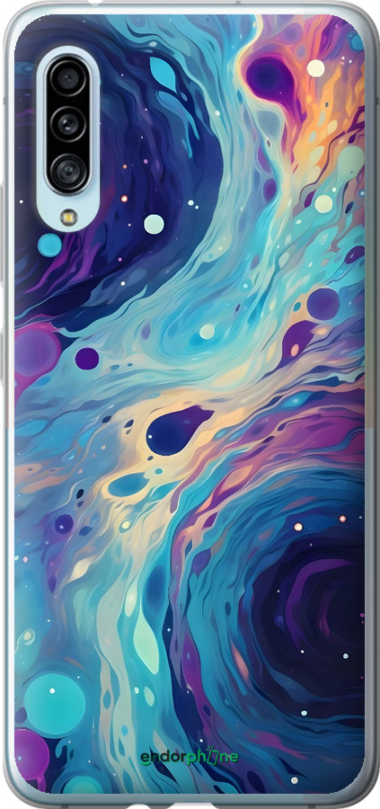 Силиконовый чехол Арт акварель для Samsung Galaxy A90 5G - 6329u-1800 изображение 