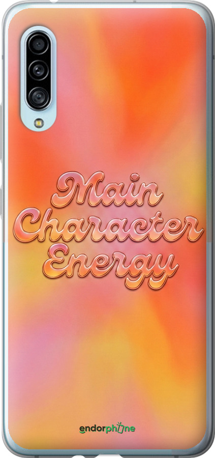Силиконовый чехол Aura Gradient Main Character Energy Aesthetic Y2K для Samsung Galaxy A90 5G - 6783u-1800 изображение 