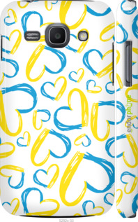 3D пластиковый глянцевый чехол Сердца UA для Samsung Galaxy Ace 3 Duos s7272 - 5292c-33 изображение 