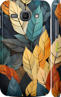 3D пластиковый глянцевый чехол Кольорове листя для Samsung Galaxy Ace 3 Duos s7272 - 5644c-33 изображение 