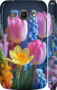 3D пластиковый глянцевый чехол Весенние цветы для Samsung Galaxy Ace 3 Duos s7272 - 6058c-33 изображение 