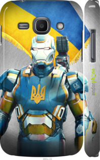 3D пластиковий глянцевий чехол Український кіборг  для Samsung Galaxy Ace 3 Duos s7272 - 980c-33 изображение 