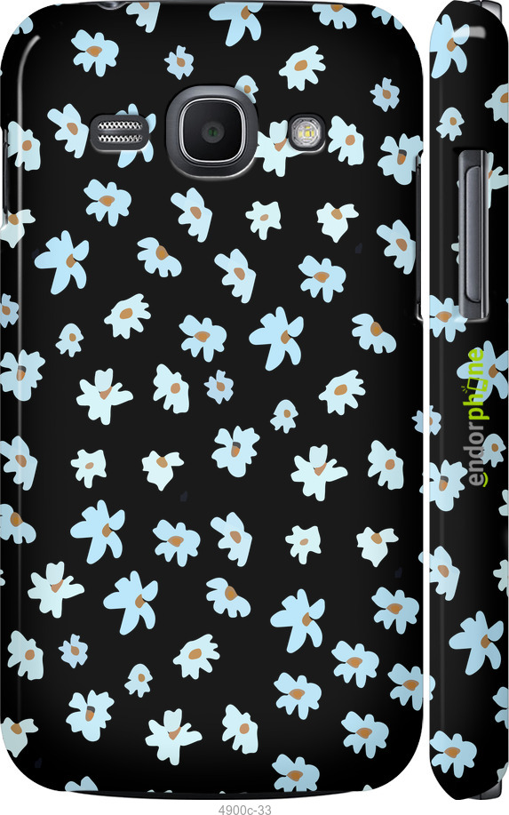 3D пластиковый глянцевый чехол Цветочный для Samsung Galaxy Ace 3 Duos s7272 - 4900c-33 изображение 