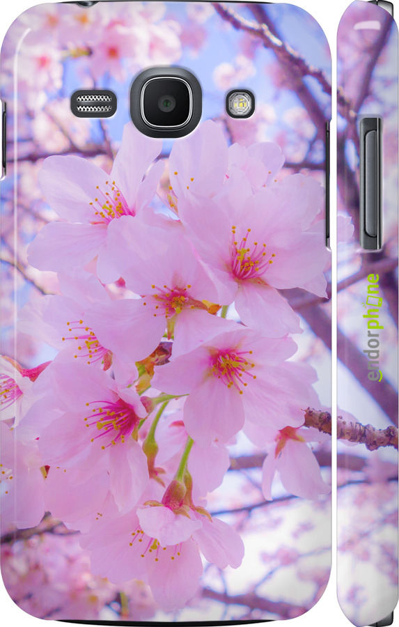 3D пластиковый глянцевый чехол Сакура для Samsung Galaxy Ace 3 Duos s7272 - 6029c-33 изображение 