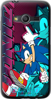 Силиконовый чехол Соник для Samsung Galaxy Ace 4 Lite G313h - 6284u-208 изображение 