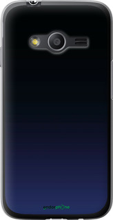 Силіконовий чехол Градієнт у темно-синьому стилі для Samsung Galaxy Ace 4 Lite G313h - 6542u-208 изображение 