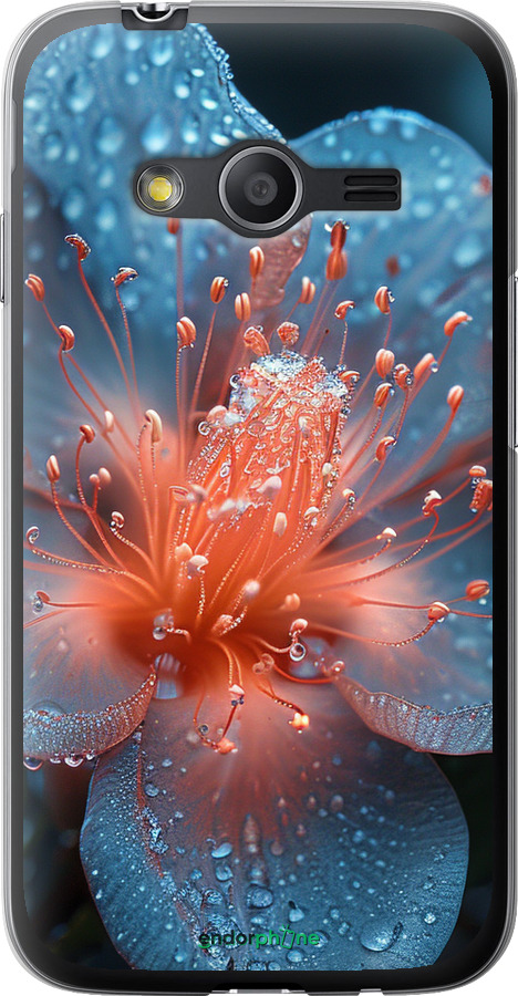 Силіконовий чехол Роса на квітці для Samsung Galaxy Ace 4 Lite G313h - 6039u-208 изображение 