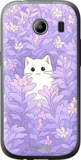 Силіконовий чехол Котик в цветах для Samsung Galaxy Ace Style G357 - 6390u-1110 изображение 