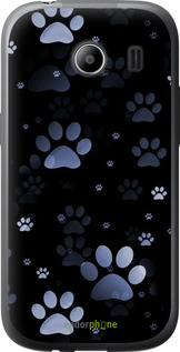 Силіконовий чехол З синіми відбитками лап для Samsung Galaxy Ace Style G357 - 6441u-1110 изображение 