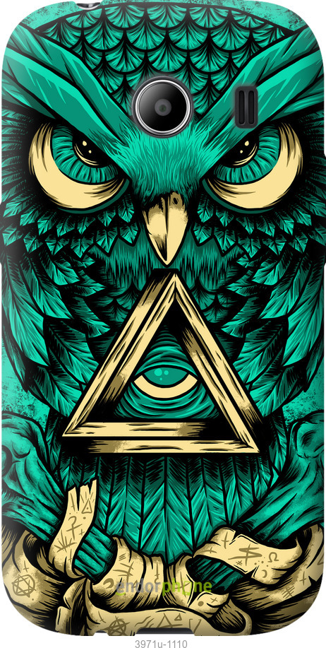 Силіконовий чехол Сова Арт-тату для Samsung Galaxy Ace Style G357 - 3971u-1110 изображение 