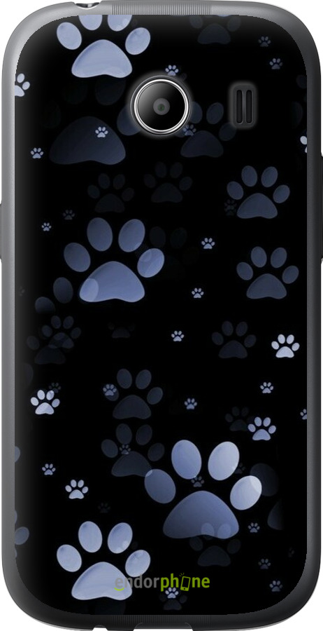 Силіконовий чехол З синіми відбитками лап для Samsung Galaxy Ace Style G357 - 6441u-1110 изображение 