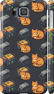 3D пластиковый глянцевый чехол Autonomous Zone для Samsung Galaxy Alpha G850F - 6771c-65 изображение 