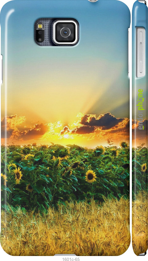 

3D пластиковий матовий чохол "Україна" для Samsung Galaxy Alpha G850F