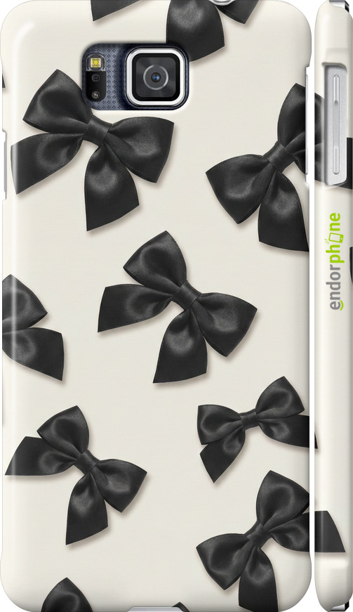 3D пластиковый глянцевый чехол Dark Coquette для Samsung Galaxy Alpha G850F - 6765c-65 изображение 