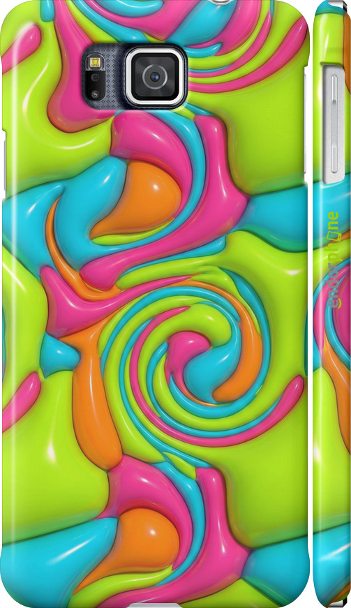 3D пластиковый матовый чехол Y2K Jelly Dream для Samsung Galaxy Alpha G850F - 6780m-65 изображение 