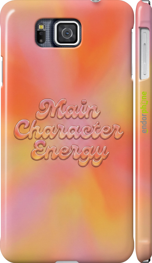 3D пластиковый матовый чехол Aura Gradient Main Character Energy Aesthetic Y2K для Samsung Galaxy Alpha G850F - 6783m-65 изображение 