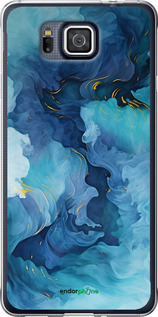 Силиконовый чехол Акварель для Samsung Galaxy Alpha G850F - 6320u-65 изображение 