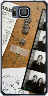 Силиконовый чехол Aesthetic Scrapbook Collage для Samsung Galaxy Alpha G850F - 6773u-65 изображение 