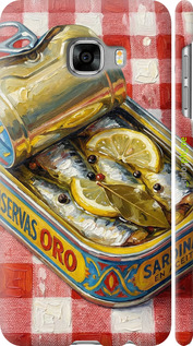3D пластиковый матовый чехол Vintage Sardine Tin Phone для Samsung Galaxy C5 C5000 - 6772m-301 изображение 