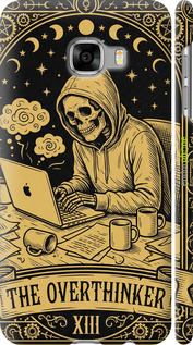 3D пластиковый матовый чехол The Overthinker для Samsung Galaxy C5 C5000 - 6774m-301 изображение 