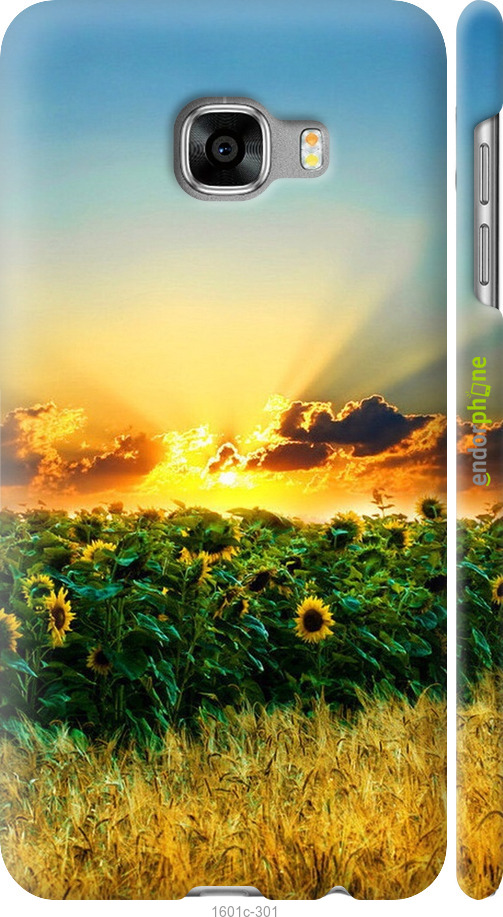 

3D пластиковий матовий чохол "Україна" для Samsung Galaxy C5 C5000