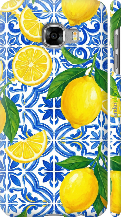 3D пластиковий матовий чехол Grocery Girl Italian Summer для Samsung Galaxy C5 C5000 - 6766m-301 изображение 