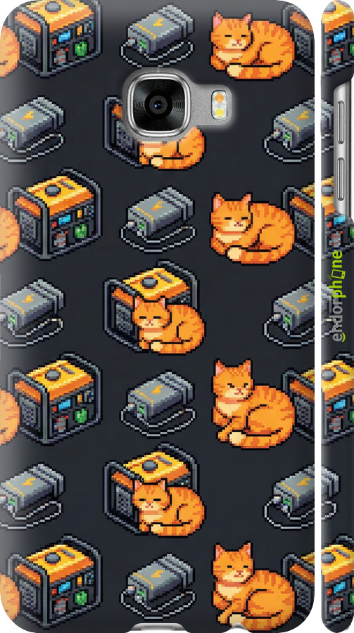 3D пластиковый матовый чехол Autonomous Zone для Samsung Galaxy C5 C5000 - 6771m-301 изображение 