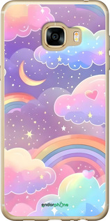 2D пластиковий чехол Хмари та веселка для Samsung Galaxy C5 C5000 - 6312t-301 изображение 