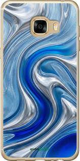 2D пластиковый чехол 'Liquid Chrome' для Samsung Galaxy C5 C5000 изображение 3