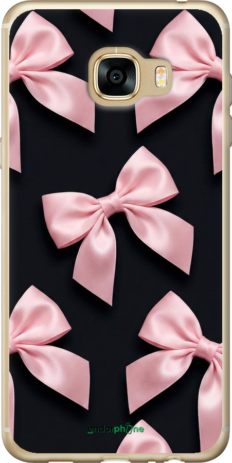 2D пластиковий чехол Coquette Ribbons Dark Coquette для Samsung Galaxy C5 C5000 - 6767t-301 изображение 