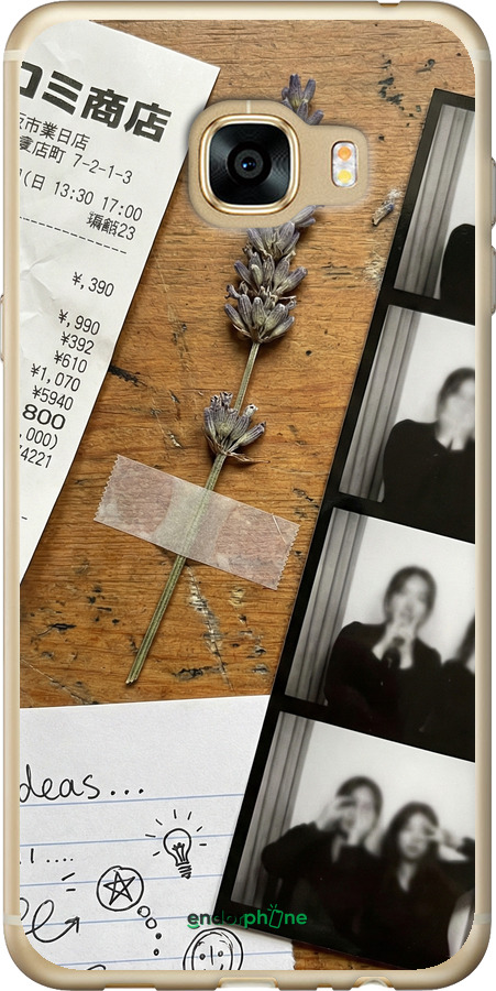 Силиконовый чехол Aesthetic Scrapbook Collage для Samsung Galaxy C5 C5000 - 6773u-301 изображение 