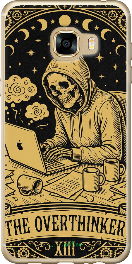 2D пластиковый чехол The Overthinker для Samsung Galaxy C5 C5000 - 6774t-301 изображение 