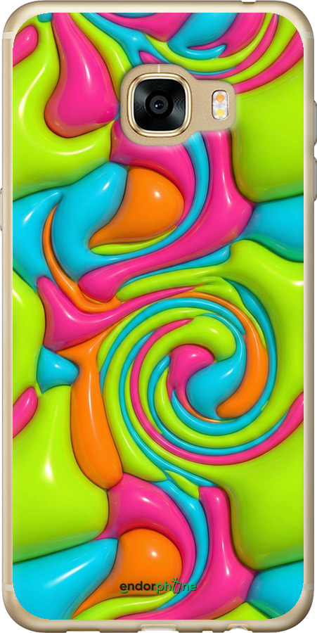 Силіконовий чехол Y2K Jelly Dream для Samsung Galaxy C5 C5000 - 6780u-301 изображение 