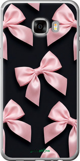 Силиконовый чехол Coquette Ribbons Dark Coquette для Samsung Galaxy C7 C7000 - 6767u-302 изображение 