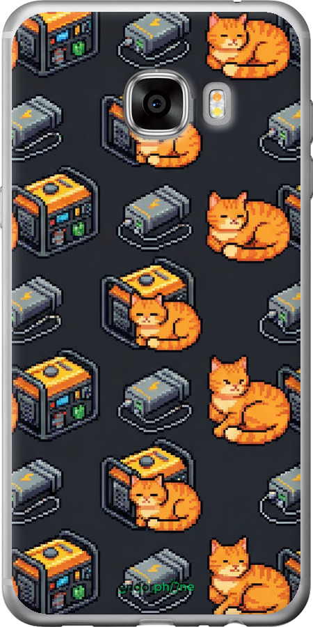 Силіконовий чехол Autonomous Zone для Samsung Galaxy C7 C7000 - 6771u-302 изображение 