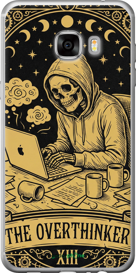 Силиконовый чехол The Overthinker для Samsung Galaxy C7 C7000 - 6774u-302 изображение 